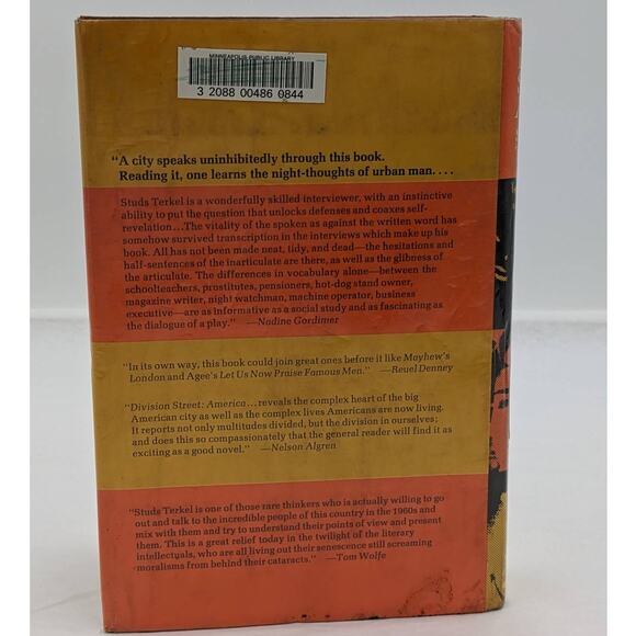 Division Street America By Studs Terkel First Printing Vintage Chicago 1967 - Picture 13 of 13